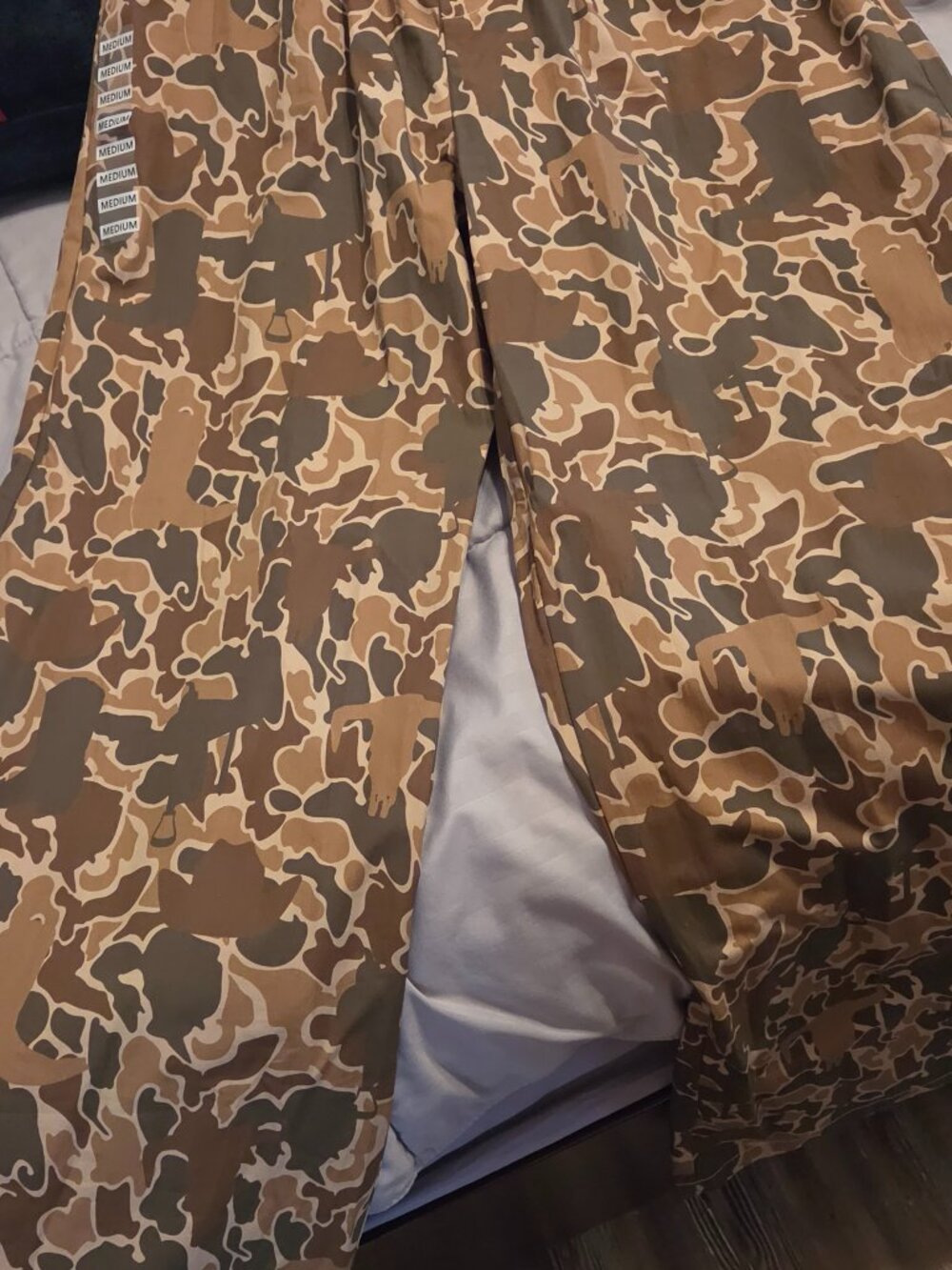 Camo track pants